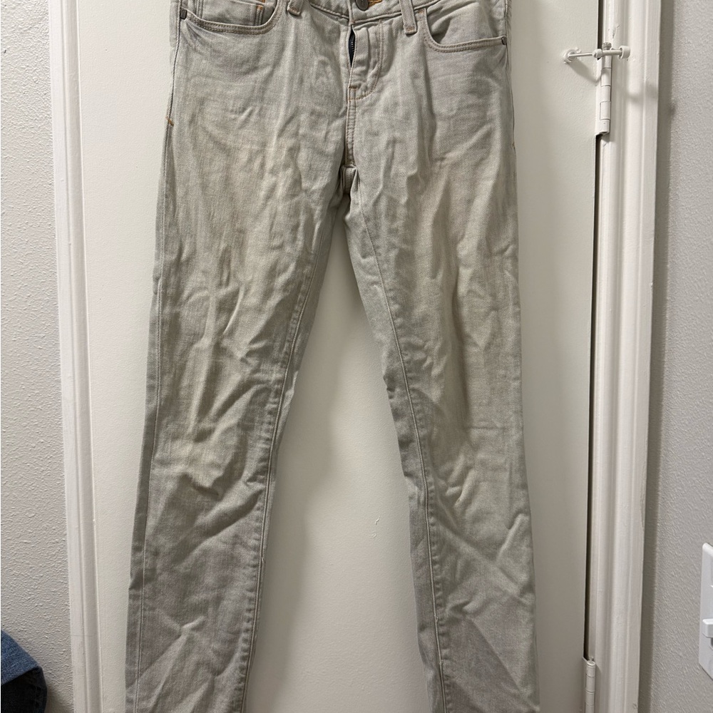 Pilcro Light Gray Denim Jeans